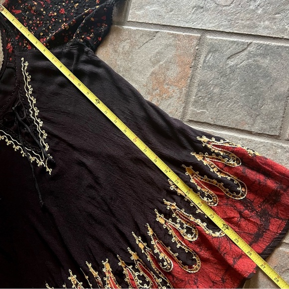 ⭐️BOGO FREE⭐️SAKKAS “Cora” Relaxed-fit Batik Embroidered Blouse - Picture 6 of 11